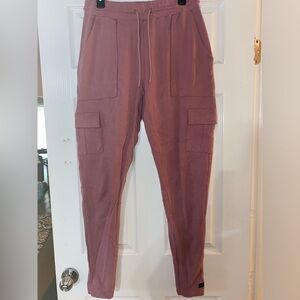 Alphalete Pink Cargo Jogger Sweatpants